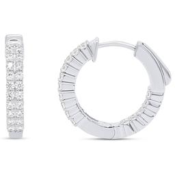 Nova Star(R) Sterling Silver Lab Grown Diamond Earrings