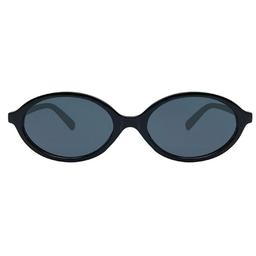 Womens Fantas Eyes Bocce Slim Plastic Oval Sunglasses