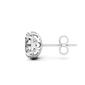 Moluxi&#8482; Sterling Silver 3ctw. Moissanite Oval Stud Earrings - image 3