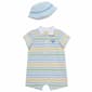 Baby Boy (3-12M) Little Me(R) Stripes Romper W/ Hat - image 1