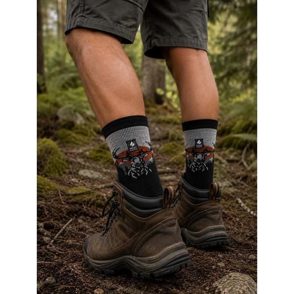 Mens Heat Holders® Lite John Stag Quarter Socks