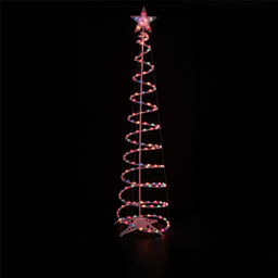 Northlight 6ft. Spiral Outdoor Christmas Tree Yard Decoration