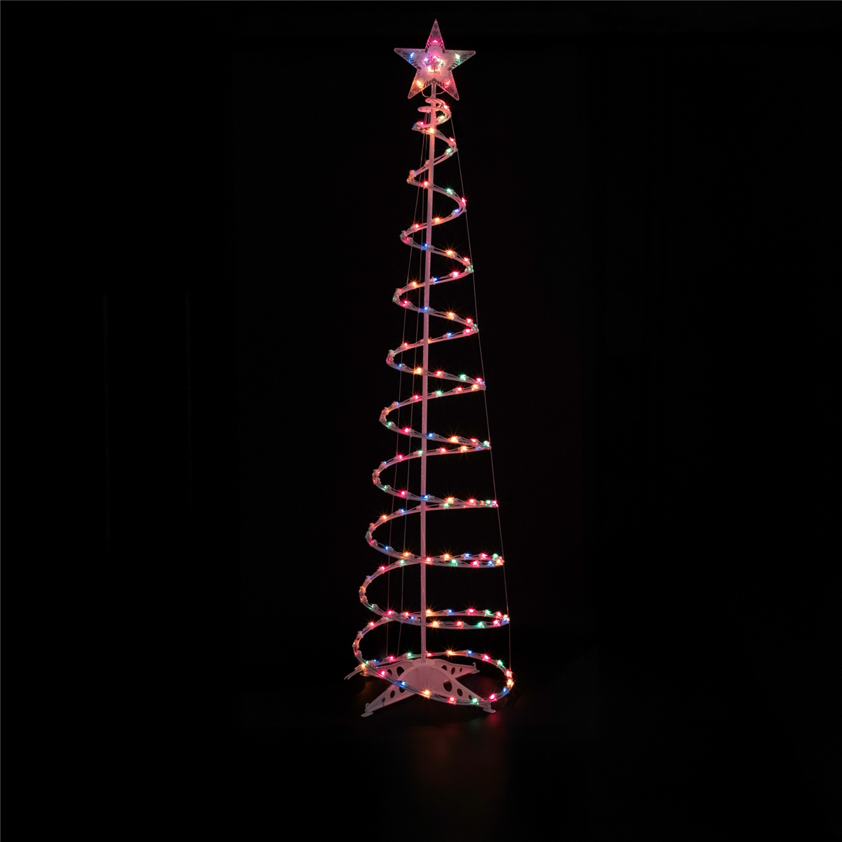 Northlight 6ft. Spiral Outdoor Christmas Tree Yard Decoration