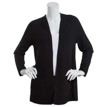 Petites 89th & Madison 28in. Romanza Shaker Cardigan - Boscov's