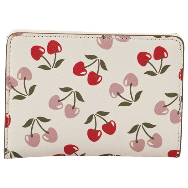 Womens Nanette Lepore Clarra Bifold/Credit Card Wallet-Cherry
