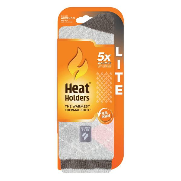 Womens Heat Holders(R) Lite Argyle Crew Socks - image 