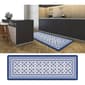 J&V Textiles Cloud Comfort Blue Geo Anti-Fatigue Kitchen Mat - image 3