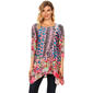 Womens White Mark Floral & Snake Print Marlene Tunic Top - image 1