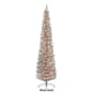 Puleo International 7ft. Pre-Lit Tinsel Artificial Christmas Tree - image 9