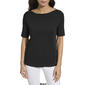 Womens Calvin Klein 3/4 Sleeve Knit Tee w/Shoulder Buttons - image 7