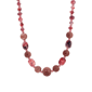 1928 15in. Silver-Tone Purple Bead Necklace - image 1