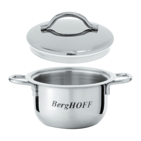BergHOFF 18/10 Stainless Steel 2.5in. Mini Pots - Set of 4