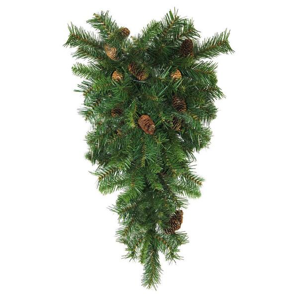 Northlight Seasonal 42in. Dakota Red Pine Teardrop Swag - image 