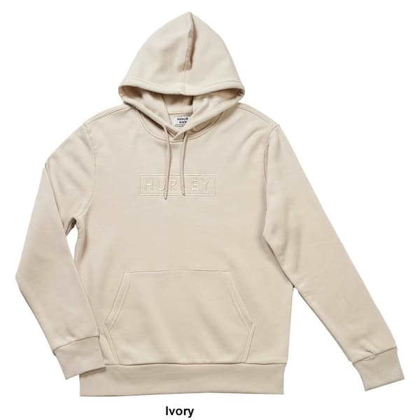 Young Mens Hurley Boxed Logo Pullover Hoodie