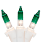 Northlight 10ft. Clear with Green Tip Mini Christmas Light Set - image 1