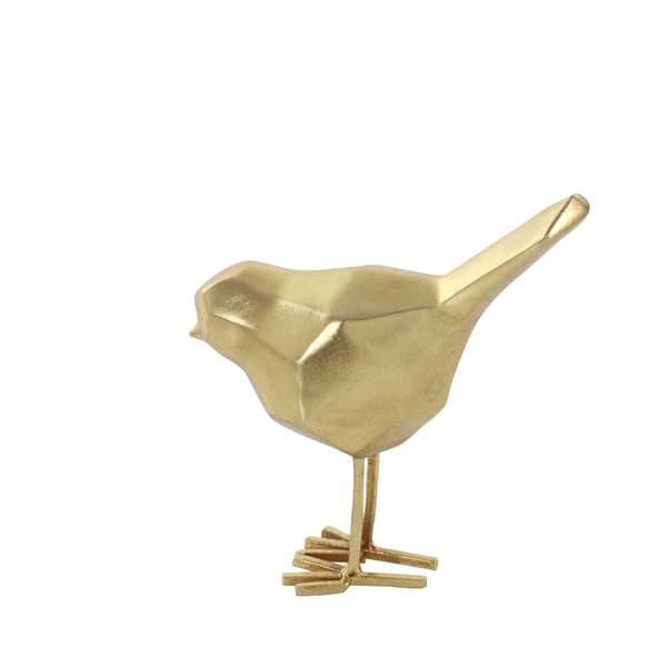 Set of 2 9th & Pike&#174; Modern Gold Bird Figurines Table D&#233;cor