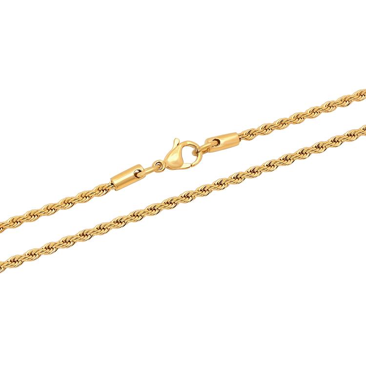 Mens Gentlemen's Classics™ Gold-Tone Stainless Steel Necklace