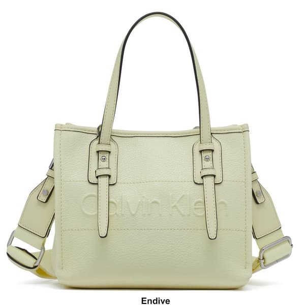 Calvin Klein Modern Essential Mini Tote with Magnet Snap Closure