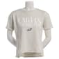 Womens College Concepts NFL Eagle Mainstream Tee - Oatmeal - image 1
