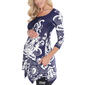 Womens White Mark Ganette Paisley Floral Tunic Maternity Top - image 6