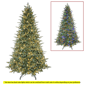 Puleo International 9ft. Pre-Lit Linden Fir Christmas Tree - image 6