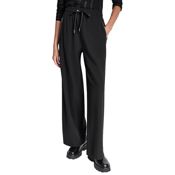 Womens DKNY Pull On Wide Leg Soho Ponte Pants
