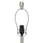 Lalia Home Smokey Grey Hammered Glass Jar/Linen Shade Table Lamp - image 6