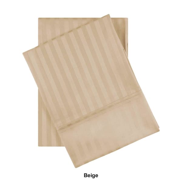 Superior 2pc. Egyptian Cotton Stripe Pillowcase Set
