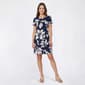 Womens Harlow & Rose Short Sleeve Floral Shift Dress - image 1