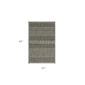 HomeRoots Charcoal Southwestern Indoor Outdoor Area Rug - image 2
