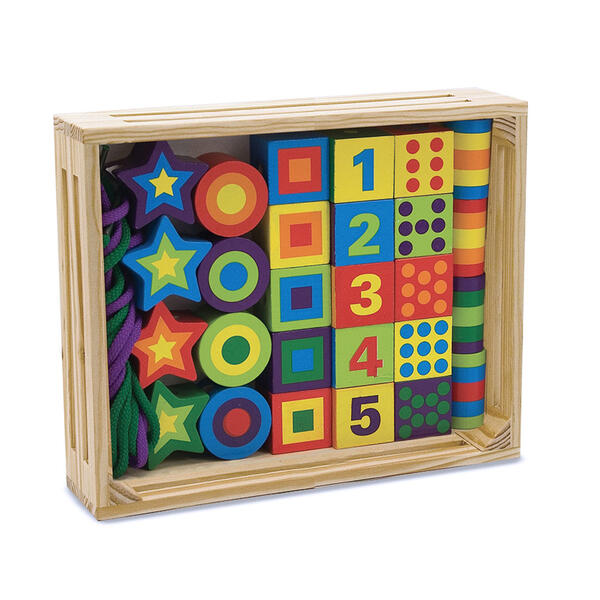 Melissa &amp; Doug(R) Lacing Beads Set - image 