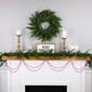 Northlight Seasonal Shiny Metallic Pink Beaded Christmas Garland - image 3