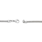 Mens Lynx Stainless Steel 2.5mm Franco Chain Necklace - image 3
