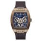 Mens Guess Leather And Silicone Watch - GW0202G2 - image 1