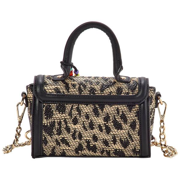 Madden Girl Straw Satchel