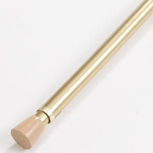 Fantasia Spring Tension Curtain Rod - Brass