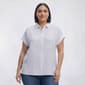 Plus Size Preswick & Moore® Extended Sleeve Button Front Blouse - image 4
