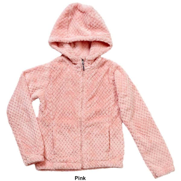 Girls &#40;7-16&#41; Weather Club Dimple Fleece Jacket