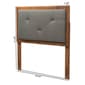 Baxton Studio Abner Modern Fabric & Wood Twin Size Headboard - image 6