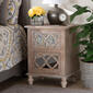 Baxton Studio Celia Rustic French Country 2 Drawer Nightstand - image 7