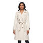Womens Steve Madden Double Breasted Faux Wool Trench Coat With B - image 1