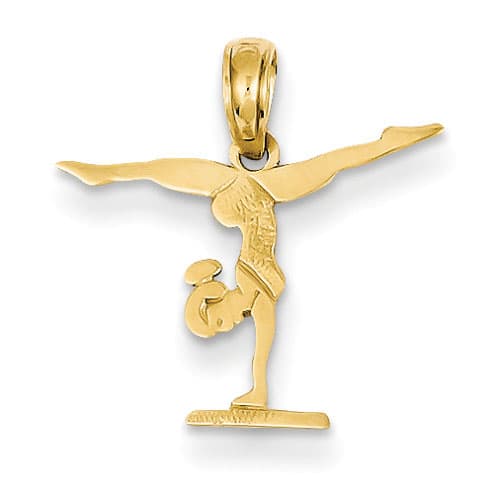 Gold Classics&#40;tm&#41; 14k. Gymnastics Pendant - image 
