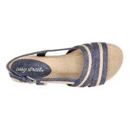 Womens Easy Street Mel Slingback Wedge Sandals