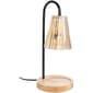 Luze Aura Amber Shade w/ Wood Base - image 1