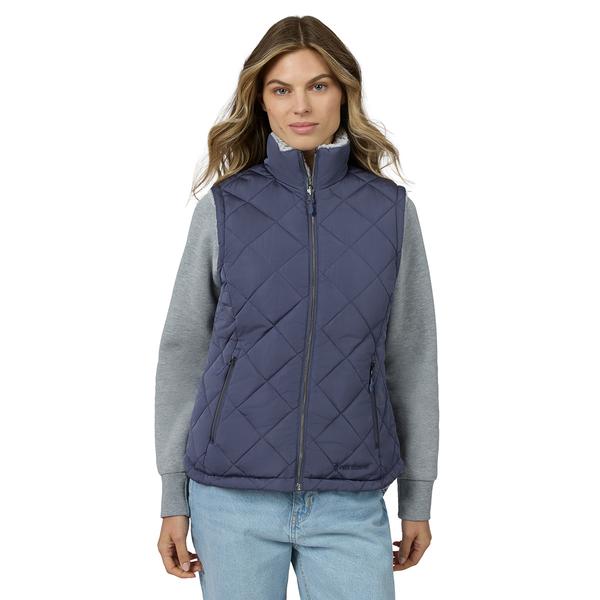 Womens Free Country Sherpa Stratus Lite Reversible Vest - image 