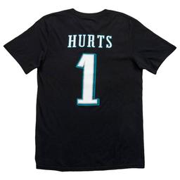 Mens Fanatics Eagles Hurts (1) Short Sleeve Tee - Black