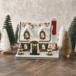 Pfaltzgraff(R) Winterberry Village House with LED Light