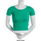 Juniors Eye Candy Core Fit Ribbed Tee - image 3
