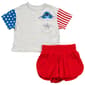 Toddler Girl Disney Stitch Short Set - image 1