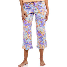 Womens HUE&#40;R&#41; Tropical Essence Capri Pajama Pants